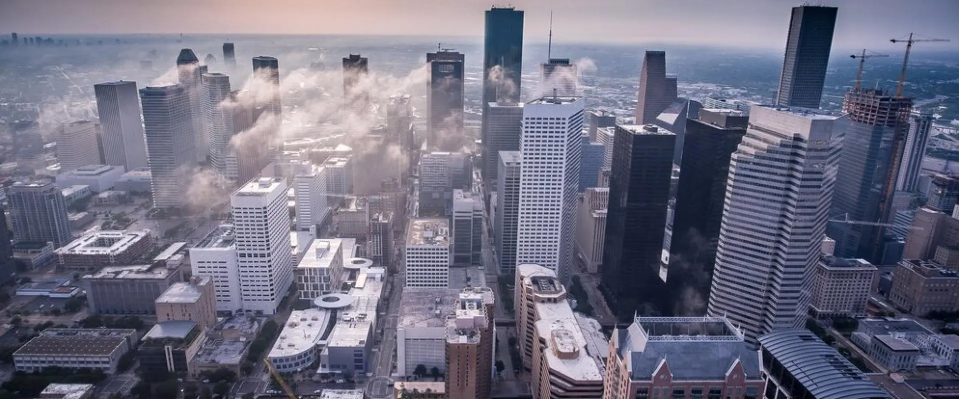 Aerial view of buildings